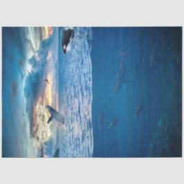 Delphine Sea Decoupage Tissue Seidenpapier