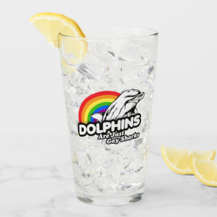 Delphine sind einfach Schwulenhaie Glas