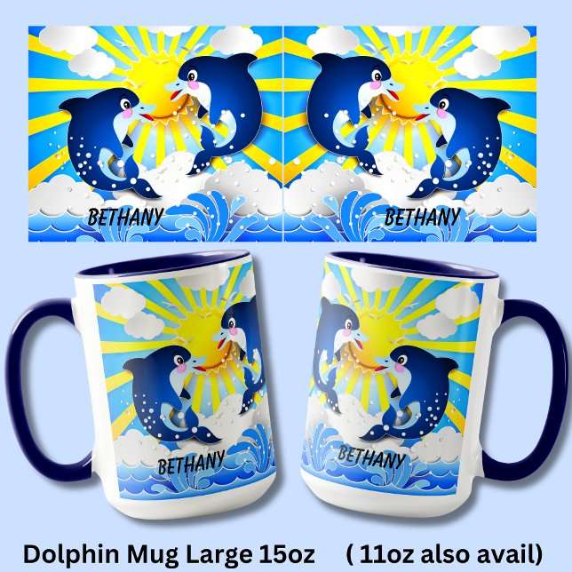 Delphine & Sun Personalize Fügen Sie Ihren Namen B Tasse (Von Creator hochgeladen)