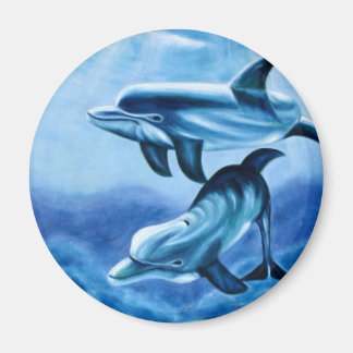 Delphine tropische Fische Magnet
