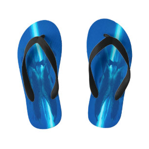 Delphine und Reflexionen Kinderbadesandalen