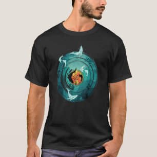 Delphine Wale Fische Meereslebewesen Rad Vase T-Shirt