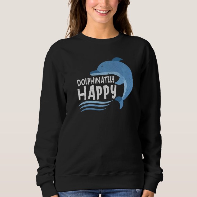 Delphinfisch 1 sweatshirt (Vorderseite)