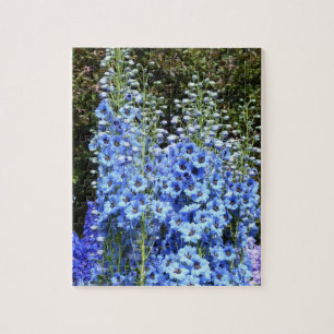 Delphinium Blume Gartengarten Puzzle