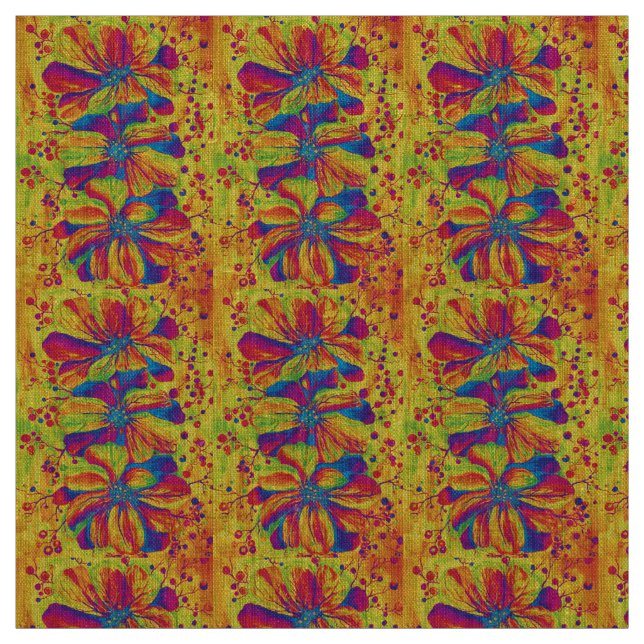 Delphinium-Blume Stoff (Muster)