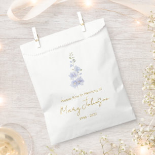 Delphinium Einfache Saatgutpackung Beerdigung Geschenktütchen