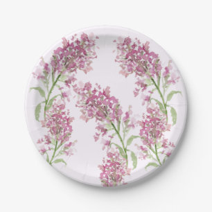 Delphinium floral pappteller