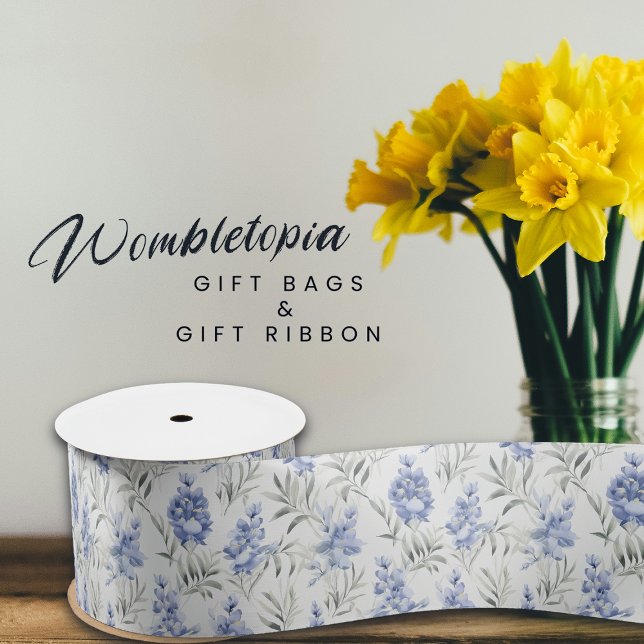 Delphinium Floral Satinband (Von Creator hochgeladen)