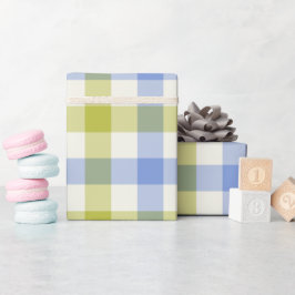 Delphinium Gingham - Geschenkpapier