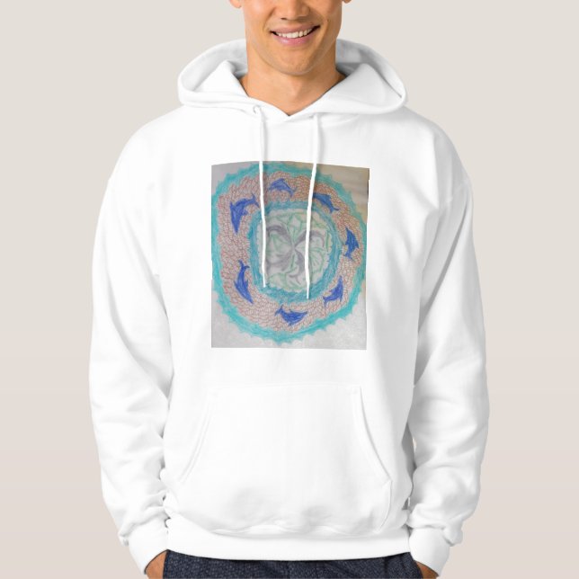 Delphinkreis Hoodie (Vorderseite)