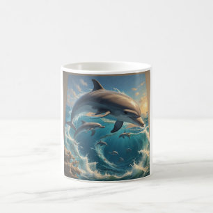 Delphinliebe Kaffeetasse