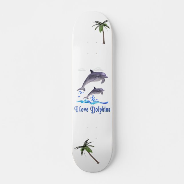 Delphinliebe Skateboard (Vorne)