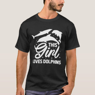 Delphinliebhaber Süß Dieses Mädchen liebt Delfine T-Shirt