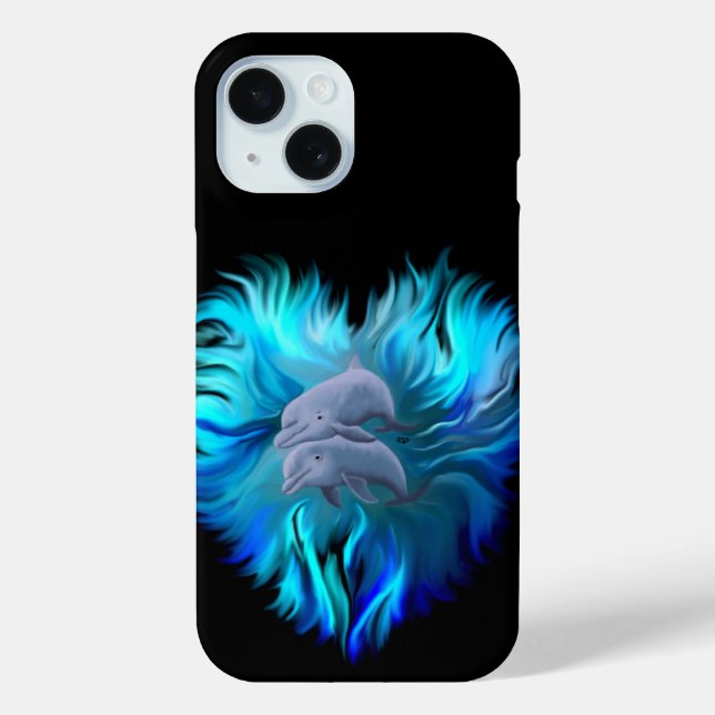 Delphinpaare Case-Mate iPhone Hülle (Rückseite)