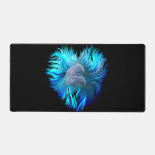 Delphinpaare Schreibtischunterlage