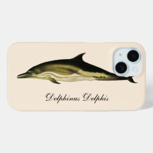 Delphinus Delphis, Vintage Meeressäugetiere Case-Mate iPhone Hülle