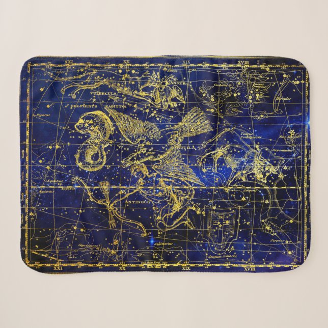Delphinus-Sternbild-Decke Sherpadecke (Vorderseite (Horizontal))