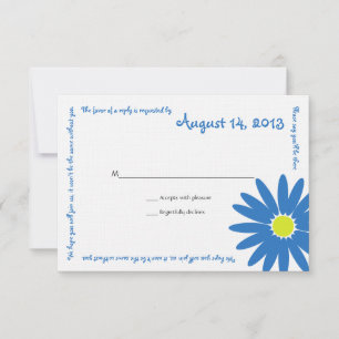Delquise Message Text Response Card RSVP Karte
