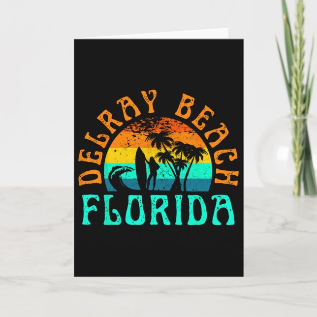 Delray Beach _1  Karte (Vorderseite)