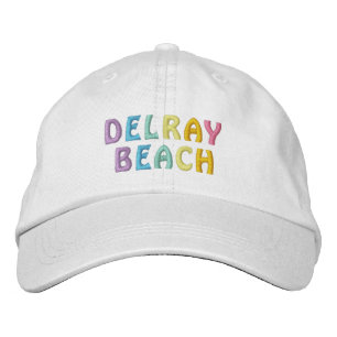 DELRAY BEACH BESTICKTE BASEBALLKAPPE