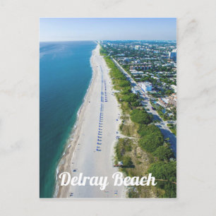 Delray Beach Florida Foto Postkarte