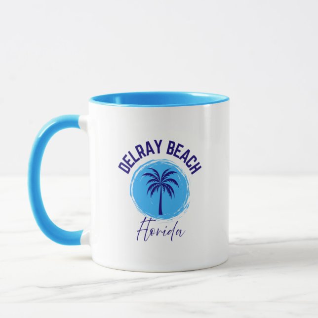 Delray Beach Florida Kaffeetasse (Links)