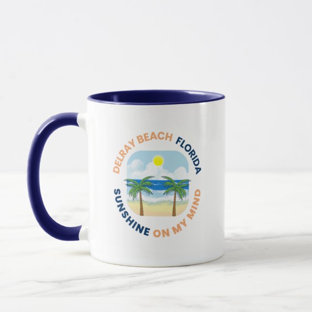 Delray Beach Florida Kaffeetasse (Links)