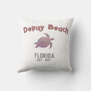 Delray Beach Florida, Meeresschildkröte, Kissen