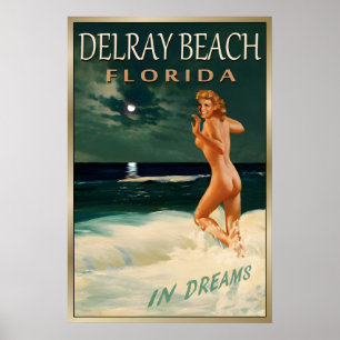DELRAY BEACH Florida-Neu Original Marilyn Monroe Poster