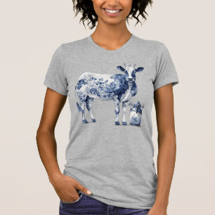 Delsoftware Cow und Milk Jar T-Shirt