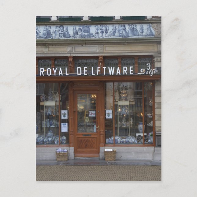 Delsoftwareshop in Delft Postkarte (Vorderseite)