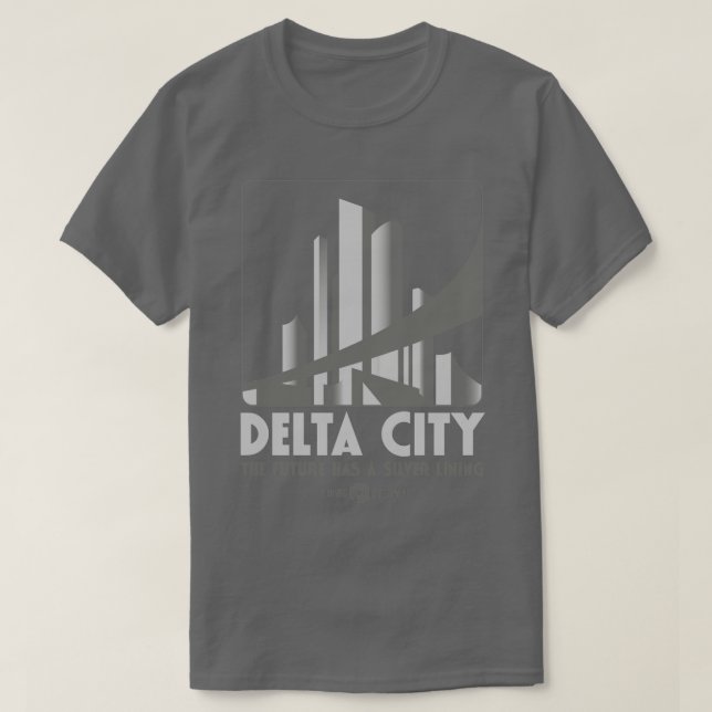 Delta City The Future hat eine Silver Lining T-Shirt (Design vorne)