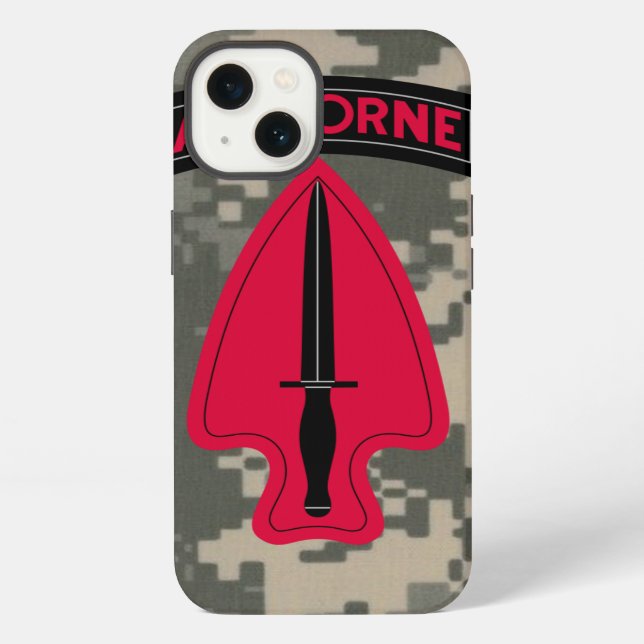 Delta Force - ARMY SPECIAL OPERATIONS COMMAND iPhone Hülle (Rückseite)