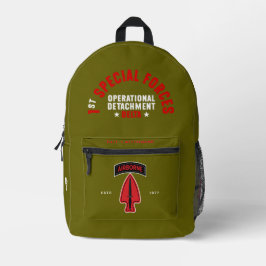 Delta Force Tribut Olivenfarben Personalisiert Bedruckter Rucksack