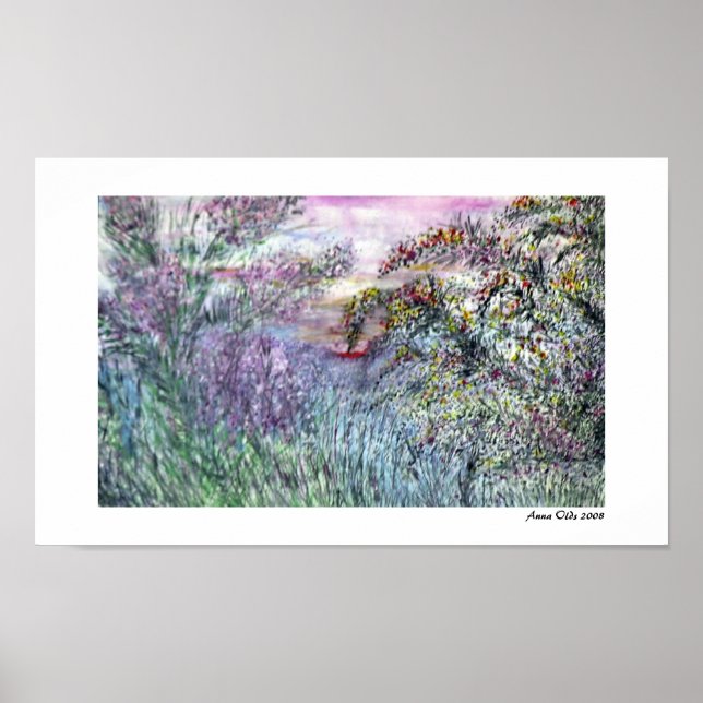 Delta-Frühjahr-Druck Poster (Vorne)