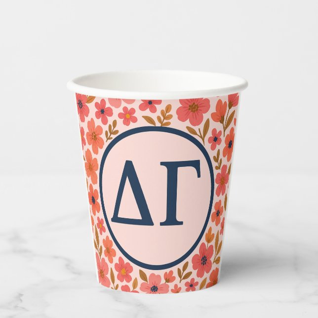 Delta Gamma Pappbecher (Vorderseite)