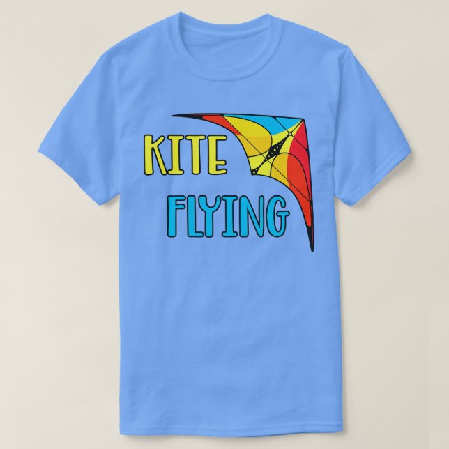 Delta Glider Hang Gliding Stunt Kite Gift T-Shirt (Design vorne)