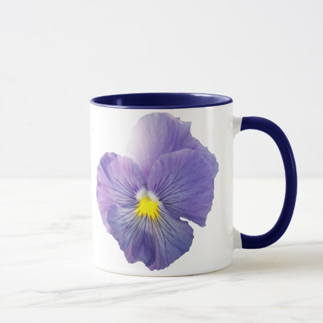 Delta Light Blue Pansy Tasse (Rechts)