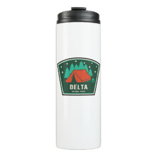 Delta National Forest Camping Thermosbecher