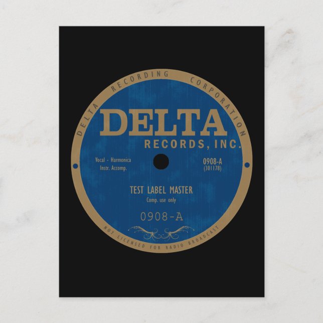 Delta-Platten Postkarte (Vorderseite)