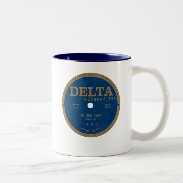 Delta-Platten Zweifarbige Tasse (Rechts)