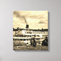 Delta Queen Steamboat Mississippi Fluss Art
