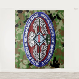 DELTA RAIDERS DER VIETNAM-VEREINIGUNG WANDTEPPICH