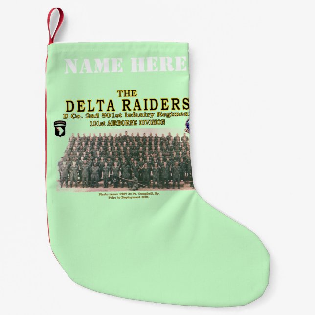DELTA RAIDERS KLEINER WEIHNACHTSSTRUMPF (Vorderseite)