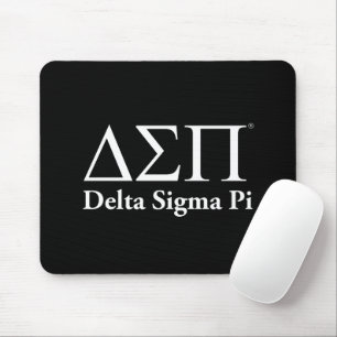 Delta Sigma Pi Klassisches Logo Mousepad