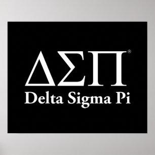 Delta Sigma Pi Klassisches Logo Poster