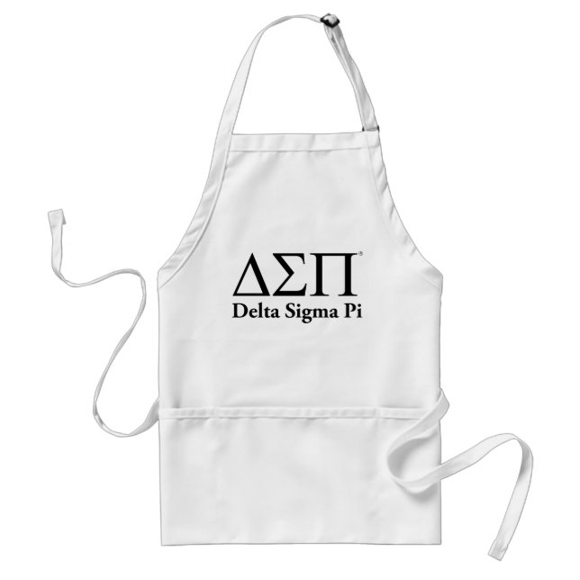 Delta Sigma Pi Klassisches Logo Schürze (Vorne)