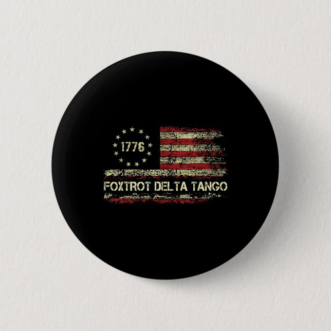 Delta Tangos Funny Foxtrots Delta Tangos Button (Vorderseite)