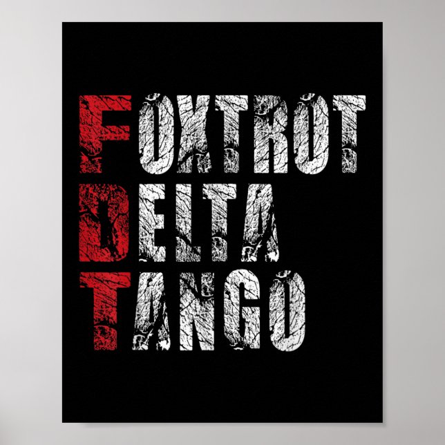 Delta Tangos Funny Foxtrots Delta Tangos Poster (Vorne)