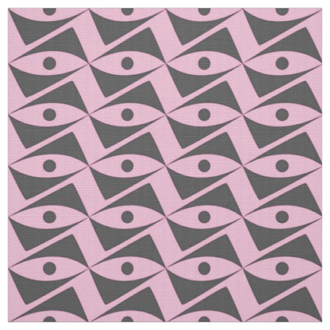 Delta Wings - grau und rosa Stoff (Muster)